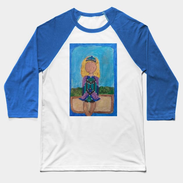 Irish Dancer Painting Baseball T-Shirt by Jasper_28